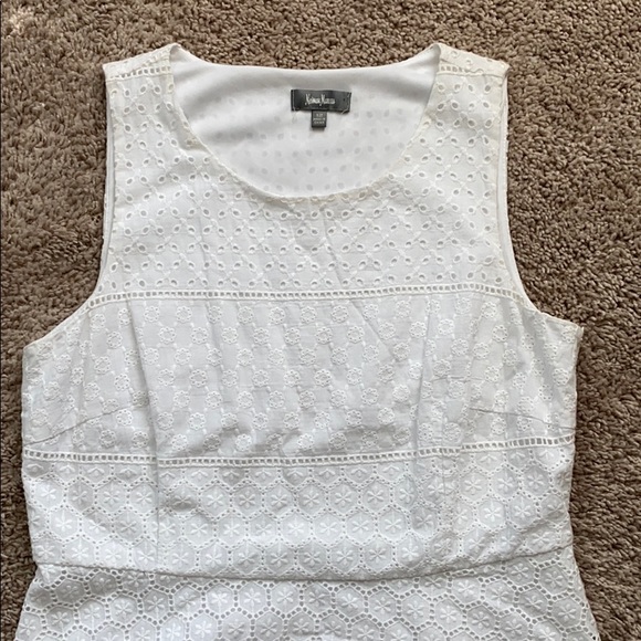 White Eyelet Dress - Picture 2 of 10